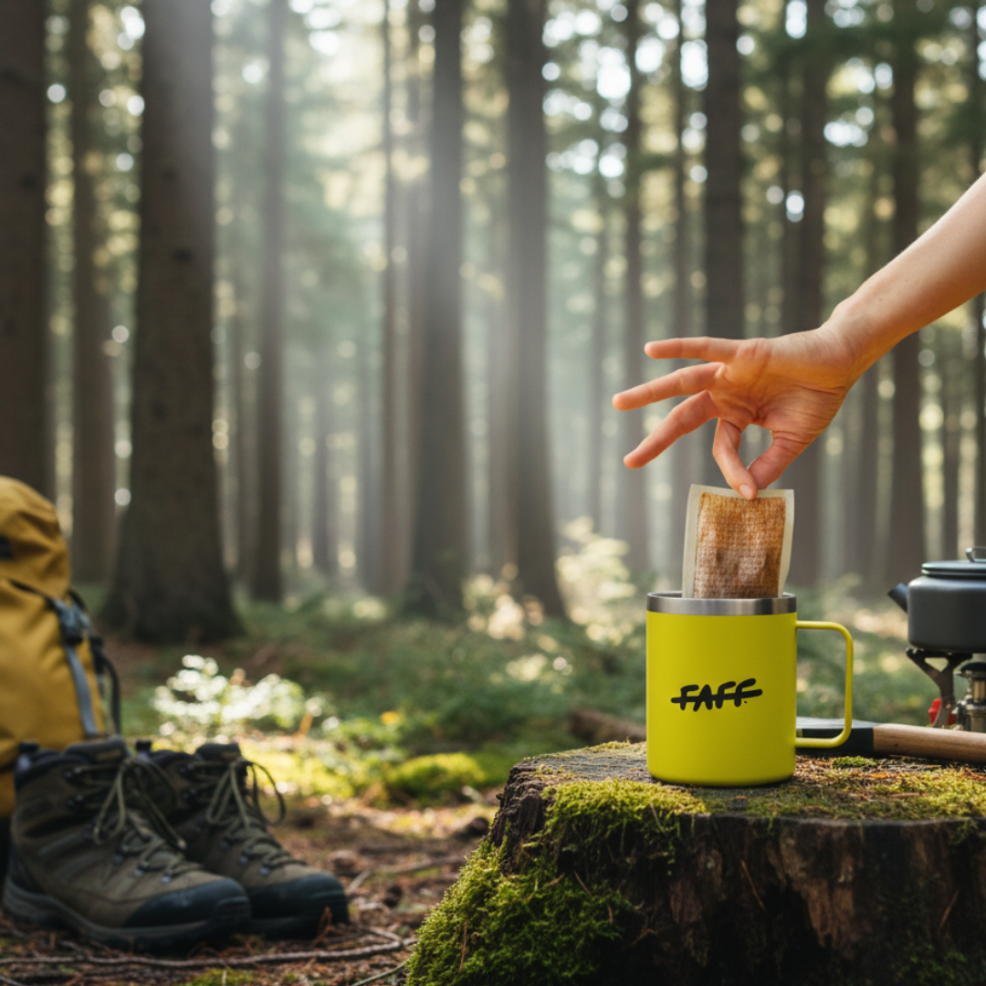 FAFF Bag-Brewer Mug - Insulated Stainless Steel and Built for Bags