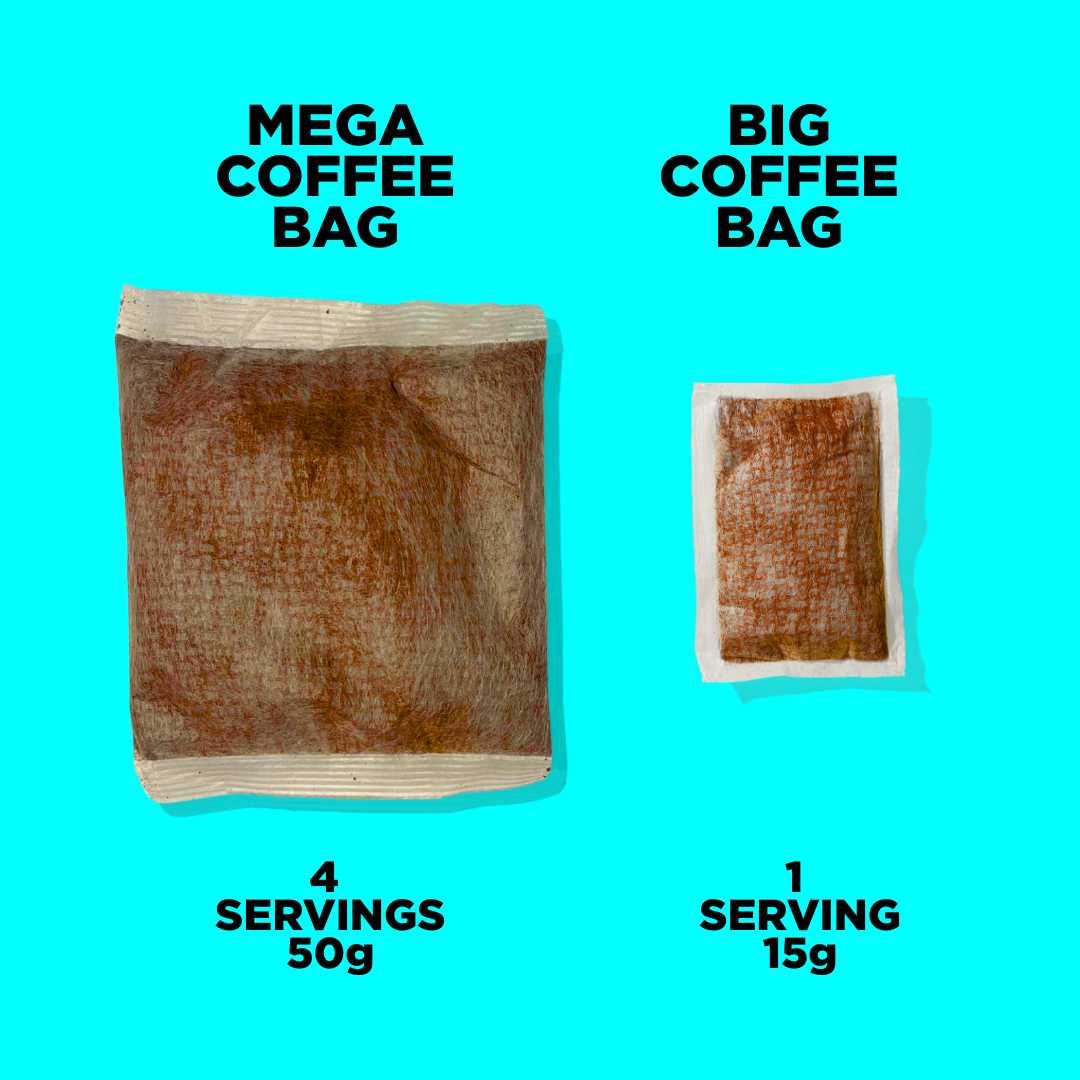 Mega Coffee Bags - 5 x 50g Pack