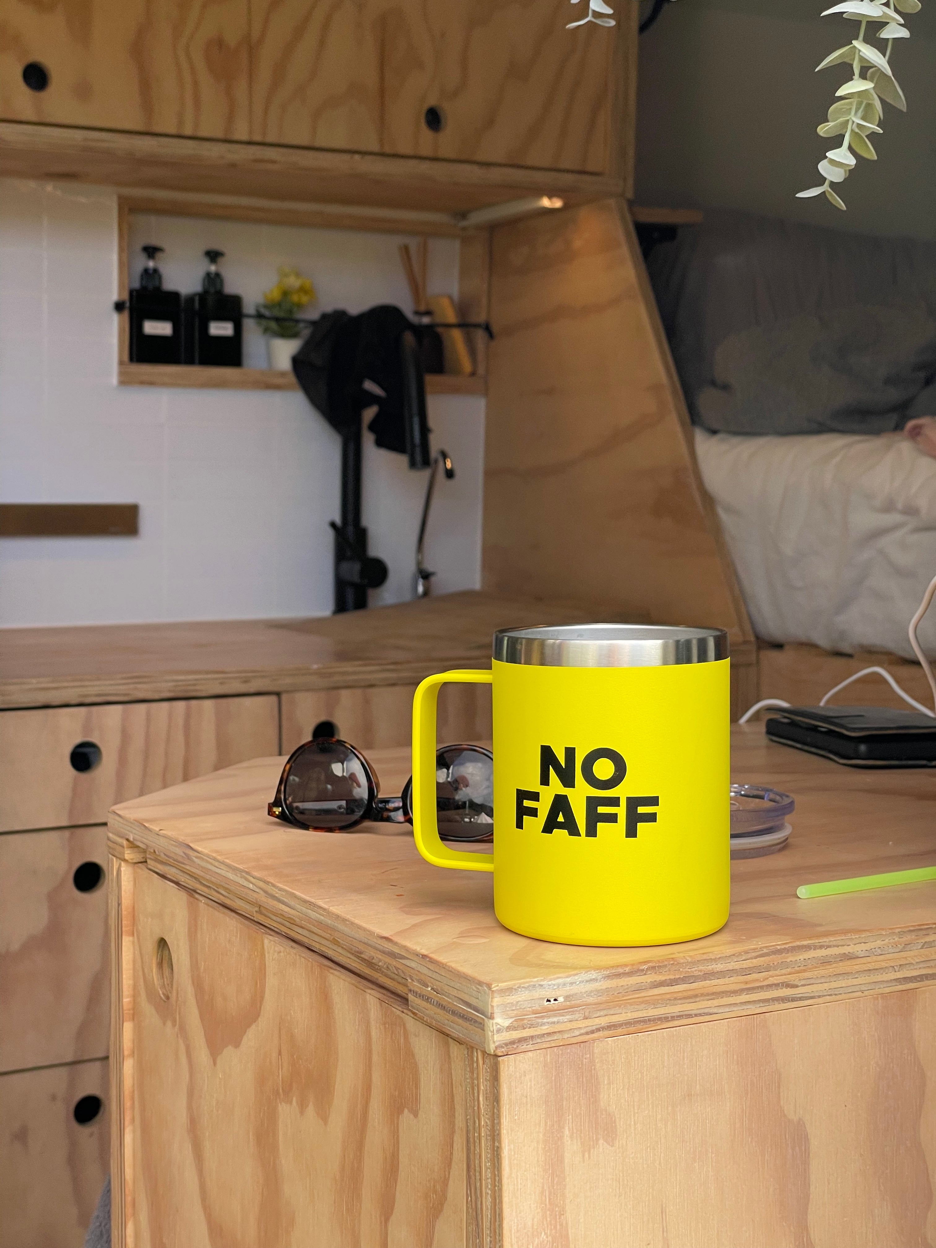 FAFF Bag-Brewer Mug - Insulated Stainless Steel and Built for Bags