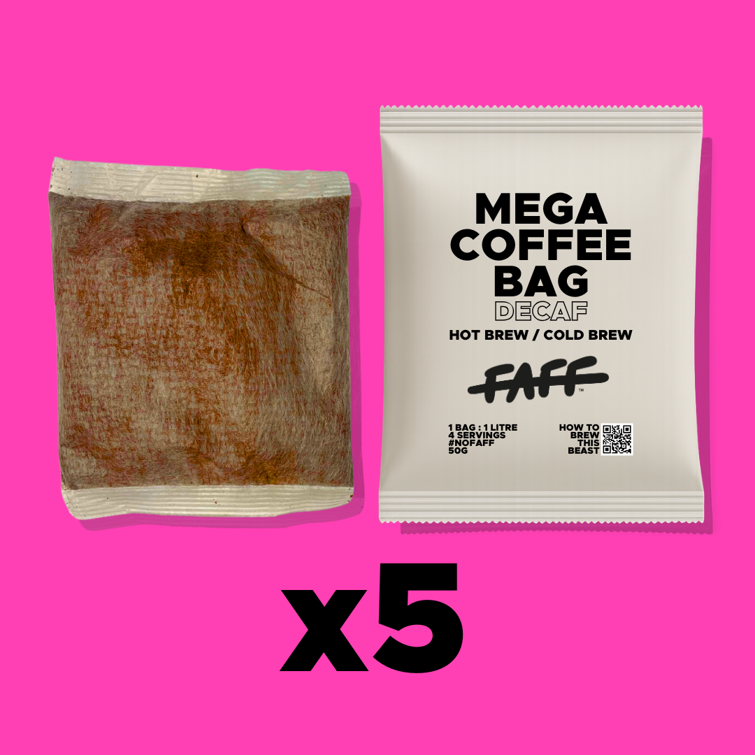 Mega Coffee Bags - 5 x 50g Pack